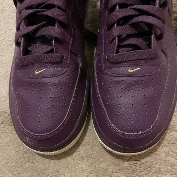 Purple and yellow laker Air Force 1 High top - Picture 2 of 4